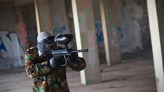 Paintball u Gaženici, 22. siječnja 2012. (foto:Saša Čuka)