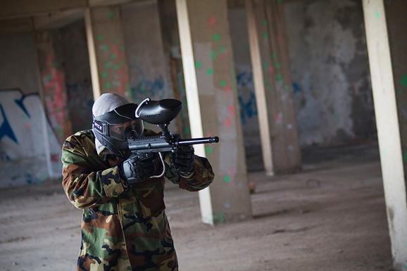 Paintball u Gaženici, 22. siječnja 2012. (foto:Saša Čuka)