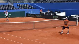 Trening Borne Ćorića uoči Davis Cup meča između Hrvatske i SAD-a Trening Borne Ćorića uoči Davis Cup meča između Hrvatske i SAD-a