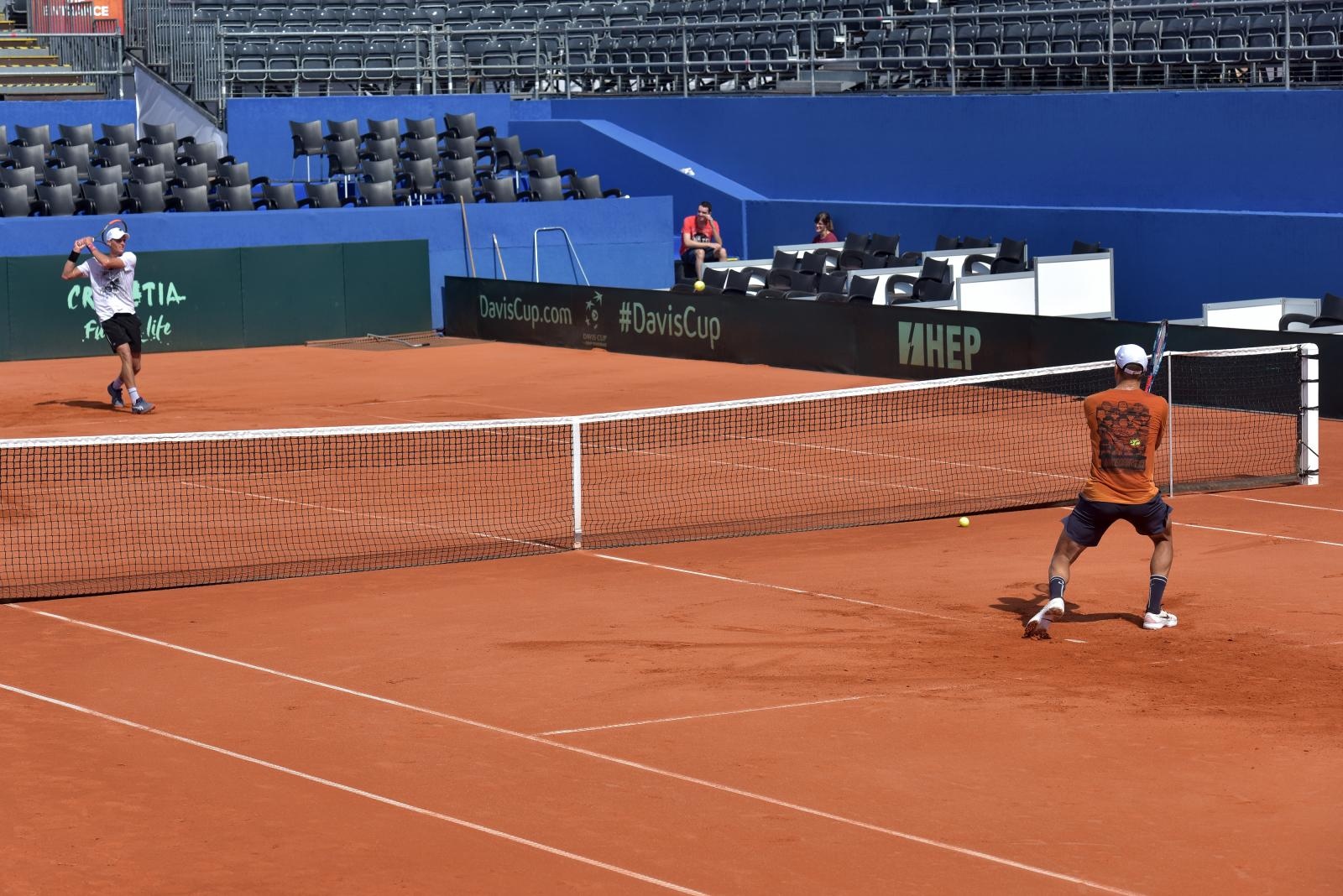 Trening Borne Ćorića uoči Davis Cup meča između Hrvatske i SAD-a Trening Borne Ćorića uoči Davis Cup meča između Hrvatske i SAD-a