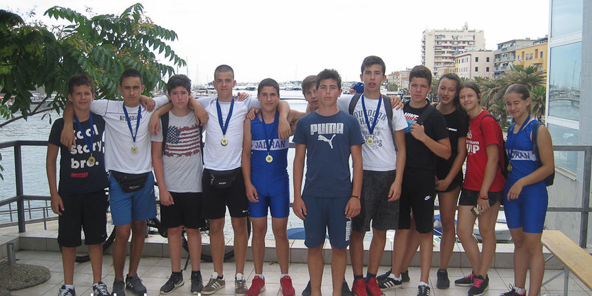 VK Jadran: Osvajači zlata na regati Mini kupa Dalmacije