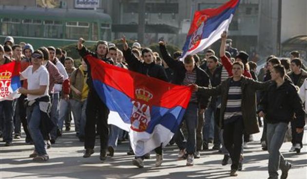 Srbi – prosvjed (Foto: Reuters)