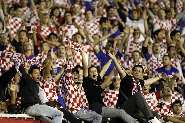 Zagreb, 050909.
Maksimirski stadion, kvalifikacijska utakmica skupine 6 za Svjetsko nogometno prvenstvo u Juznoj Africi 2010.
Hrvatska – Bjelorusija.
Foto: Dragan Matic / Cropix
