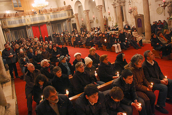 Misa za blagdan Svijećnice u crkvi Sv.Šime (Foto:Saša Čuka)