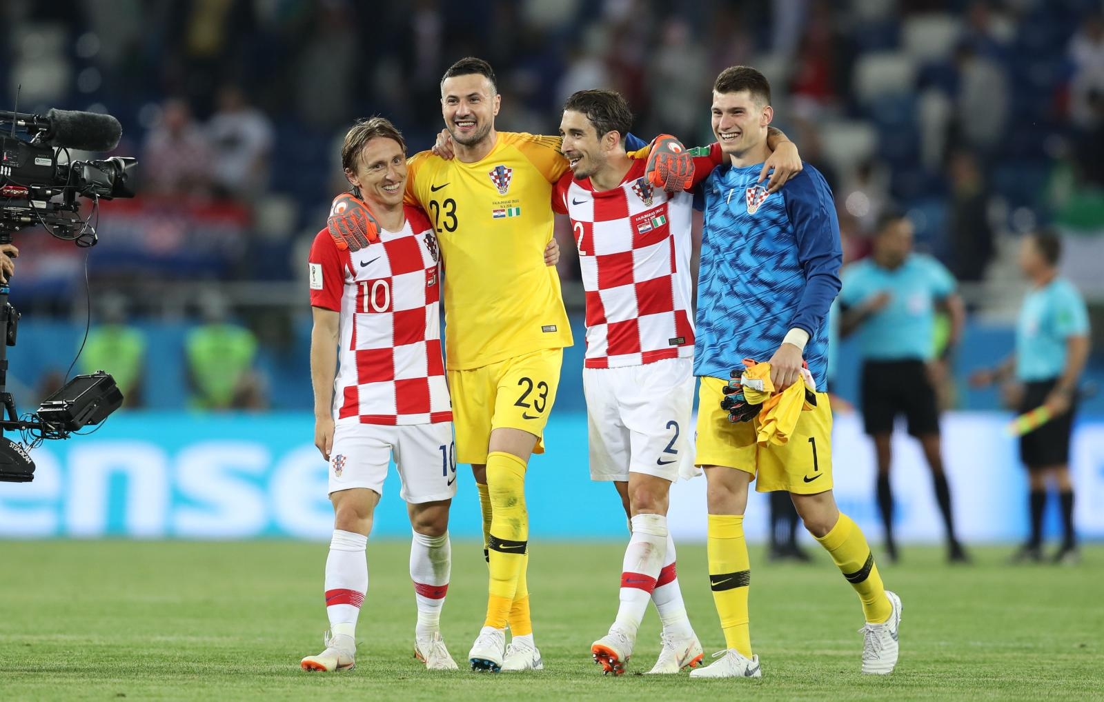 SP 2018: Slavlje hrvatskih reprezentativaca nakon pobjede nad Nigerijom SP 2018: Slavlje hrvatskih reprezentativaca nakon pobjede nad Nigerijom