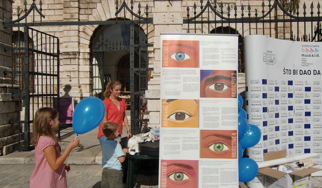 “Što bi dao da si na mom mjestu”, u organizaciji Mreže udruga osoba s invaliditetom Dalmacije u partnerstvu s Udrugom za civilno društvo i kvalitetu življenja Srma, Ante Raos