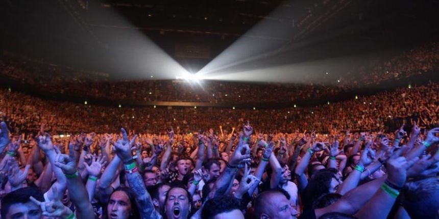 Grupa Iron Maiden nastupila je u prepunoj Spaladium areni u sklopu The Book of Souls turneje. Photo: Borna Filic/PIXSELL