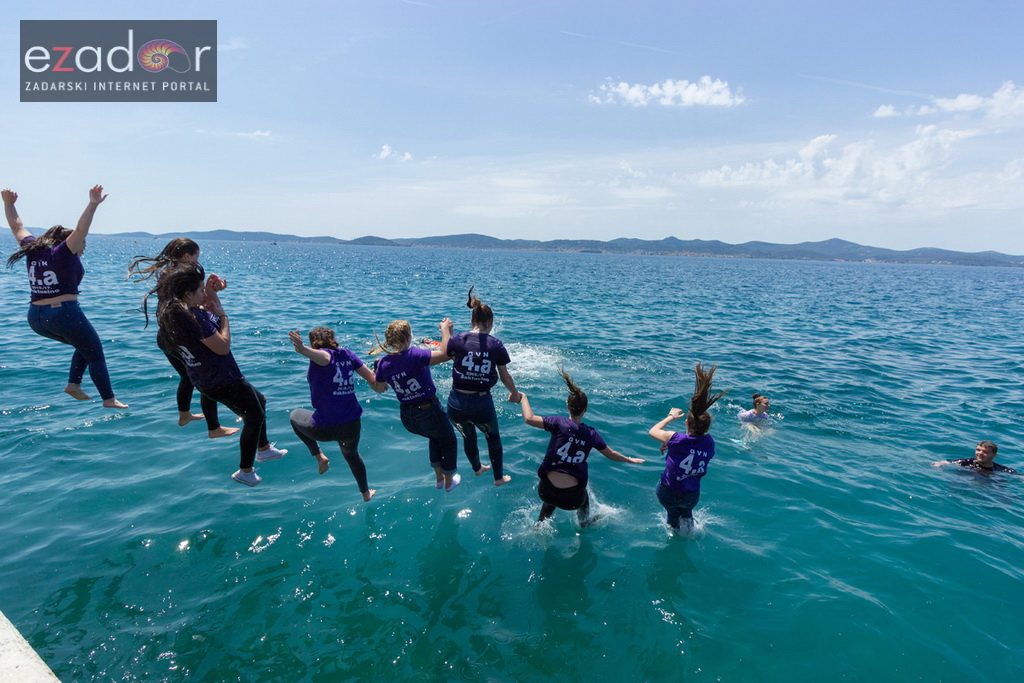 Ludijada zadarskih maturanata na Pozdravu suncu i Morskim orguljama