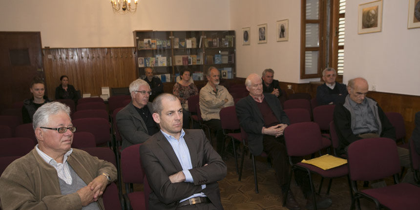 Matica Hrvatska: Predstavljanje Glagoljskih matičnih knjiga Bibinja, foto: Leo Banic