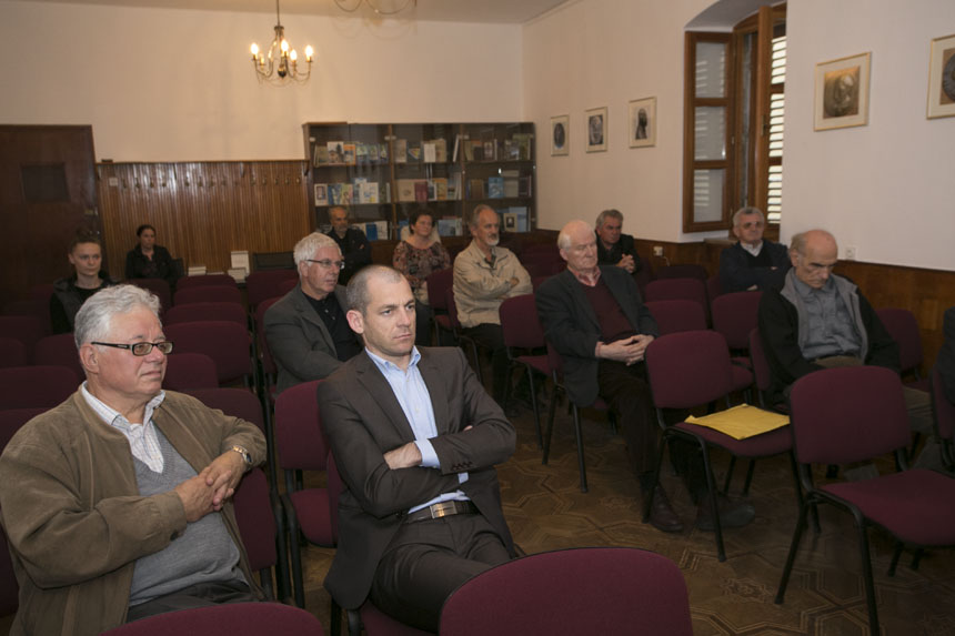 Matica Hrvatska: Predstavljanje Glagoljskih matičnih knjiga Bibinja, foto: Leo Banic