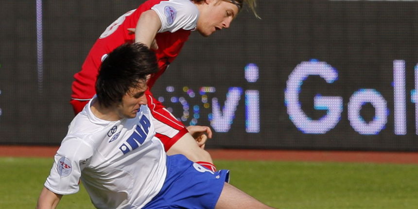 Nikola Kalinic i Edin Husic, Foto : Ante Cizmic / CROPIX Nikola Kalinic i Edin Husic, Foto : Ante Cizmic / CROPIX