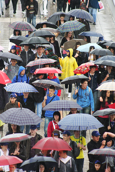 Dolazak sudionika SKM u Zadar (Foto:Saša Čuka)