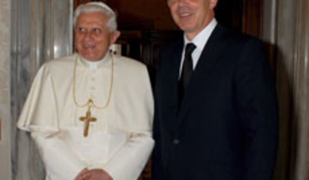 Tony Blair i Papa (foto: FaH)