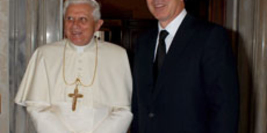 Tony Blair i Papa (foto: FaH) Tony Blair i Papa (foto: FaH)