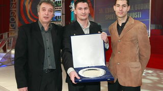 Zagreb, 261210.
HTV, studio Anton Marti, Prisavlje BB.
59. izbor sportasa 2010. godine u organizacij Sportskih novosti.
Na fotografiji: Rade Malevic i Zeljko Nojic.
Foto: Ronald Gorsic / CROPIX