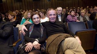 08.11.2013., Zagreb – Premijera predstave Osmi povjerenik, po romanu Renata Baretica, u reziji Sase Anocica. Photo: Daniel Kasap/PIXSELL