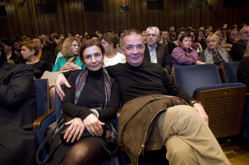 08.11.2013., Zagreb – Premijera predstave Osmi povjerenik, po romanu Renata Baretica, u reziji Sase Anocica. Photo: Daniel Kasap/PIXSELL