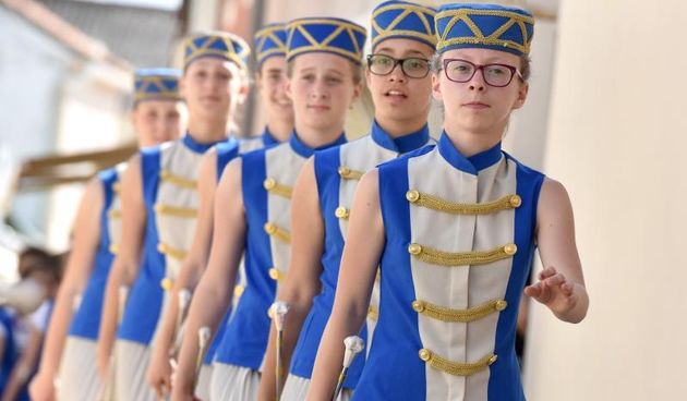 Odrzana je drzavna smotra mazoretkinja u organizaciji Hrvatskog mazoret saveza. Photo: Dino Stanin/PIXSELL