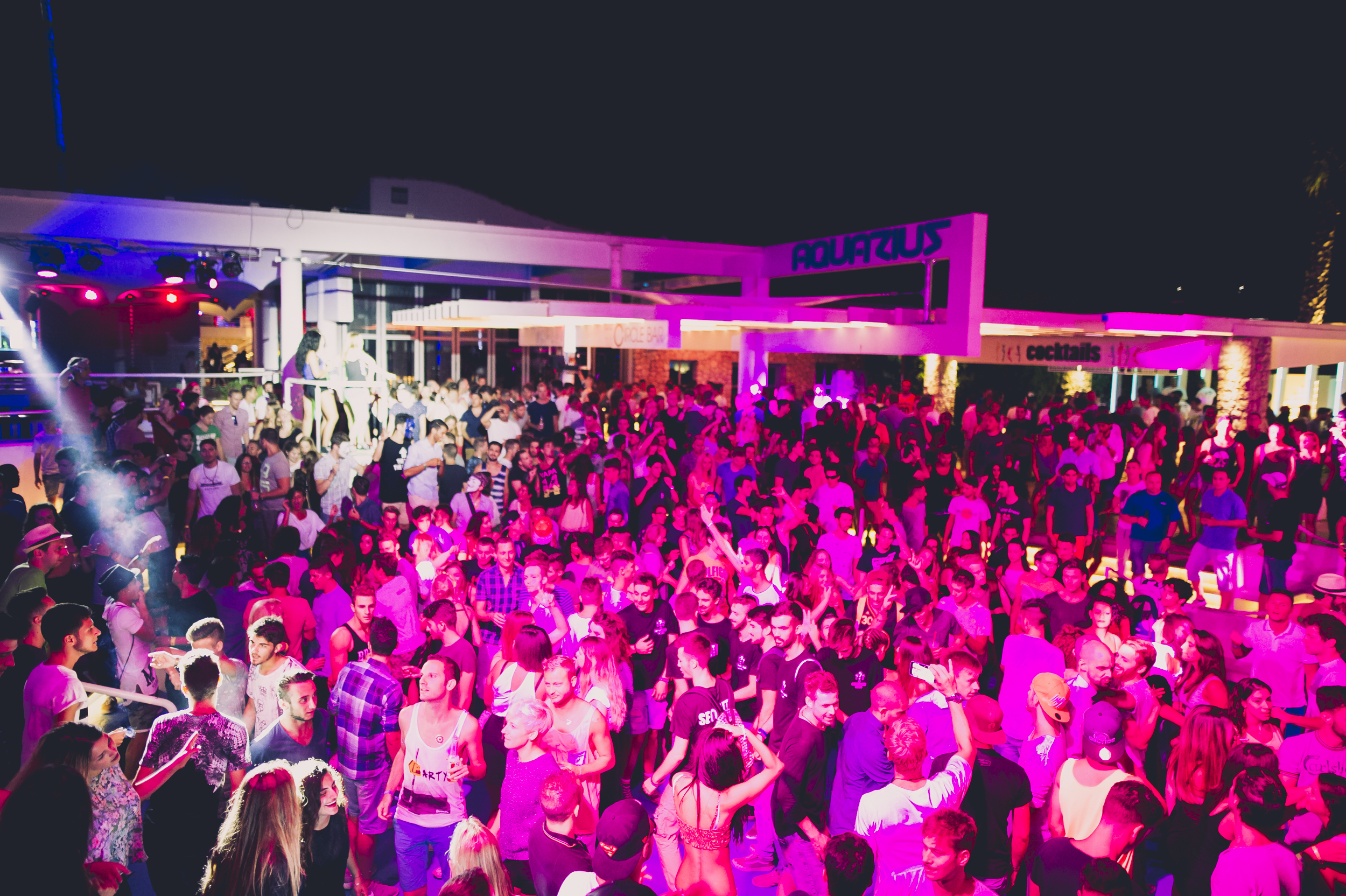 party, zrce, aquarius klub