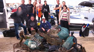 Biograd na Moru: Akcija ciscenja podmorja u uvali Jaz “Cistimo zajedno”