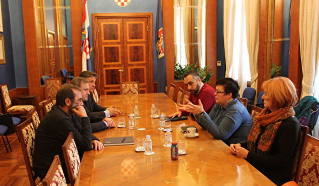 Gradonačelnik sa suradnicima primio predstavnike HPDG Zoranić