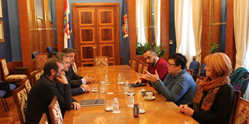 Gradonačelnik sa suradnicima primio predstavnike HPDG Zoranić