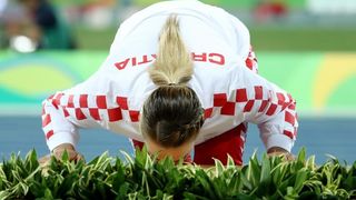PI Rio de Janeiro, ceremonija dodjele medalja u ženskom disku: zlatnu medalju osvojila je Sandra Perković. Photo: Igor Kralj/PIXSELL PI Rio de Janeiro, ceremonija dodjele medalja u ženskom disku: zlatnu medalju osvojila je Sandra Perković. Photo: Igor Kralj/PIXSELL