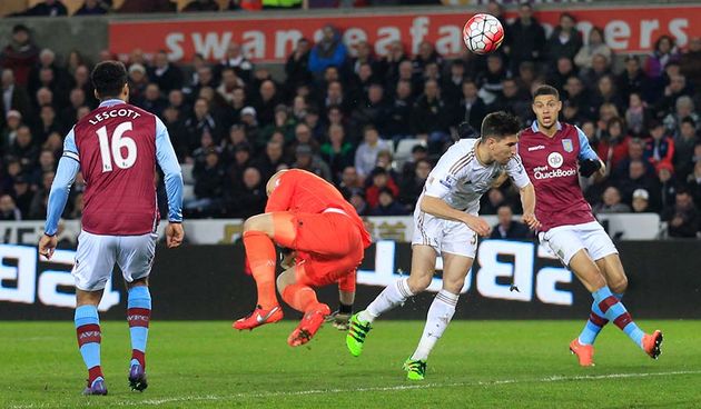 Swansea City – Aston Villa, foto: premierleague.com