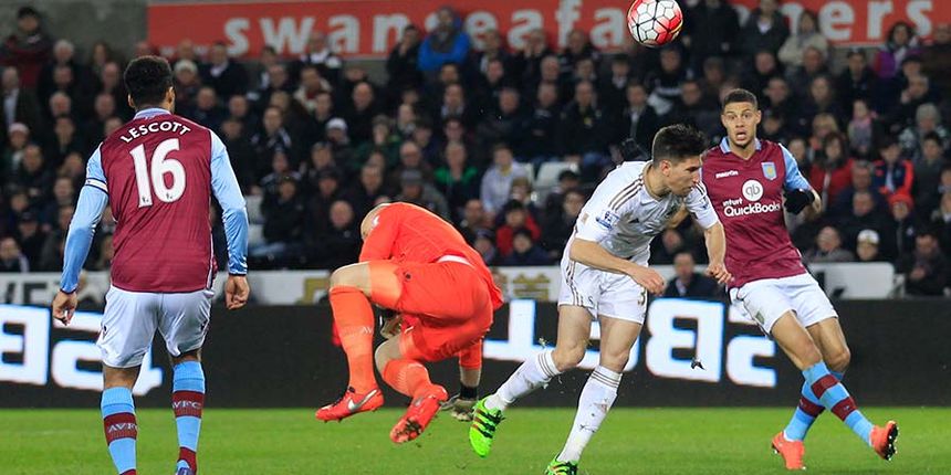 Swansea City – Aston Villa, foto: premierleague.com