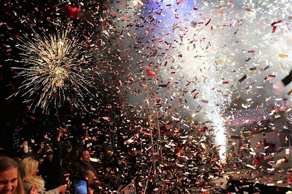 Spektakularni doček Nove 2017. godiner u Viru