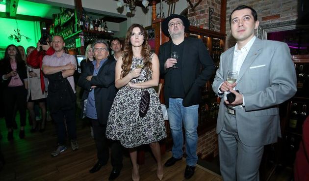 U restoranu Gladne oci Sinisa Vuco proslavio je rodjendan i predstavio spot za pjesmu Bec u kojoj glumi Nives Celzijus. Mladen Burnac. Photo: Igor Kralj/PIXSELL