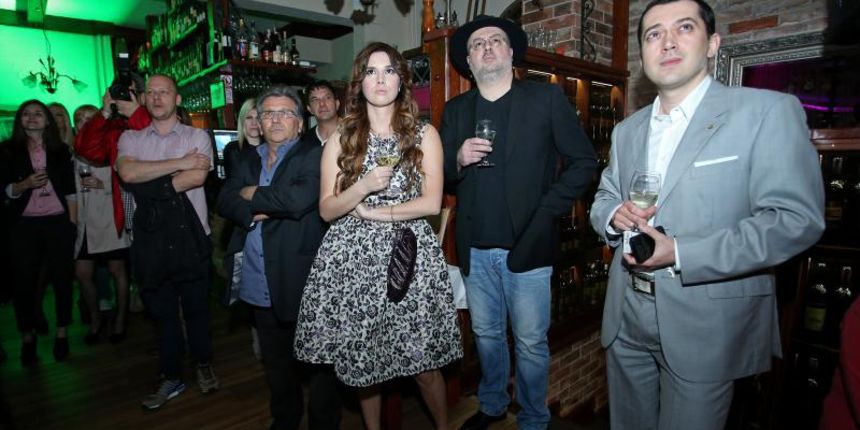 U restoranu Gladne oci Sinisa Vuco proslavio je rodjendan i predstavio spot za pjesmu Bec u kojoj glumi Nives Celzijus. Mladen Burnac. Photo: Igor Kralj/PIXSELL U restoranu Gladne oci Sinisa Vuco proslavio je rodjendan i predstavio spot za pjesmu Bec u kojoj glumi Nives Celzijus. Mladen Burnac. Photo: Igor Kralj/PIXSELL