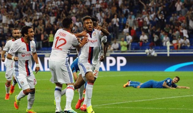 Olympique Lyonnais v Dinamo Zagreb Corentin TOLISSO of Lyon celebrates scoring his goal during the Uefa Champons League match between Olympique Lyonnais Lyon and Dinamo Zagreb at Stade des Lumieres on September 14, 2016 in Decines-Charpieu, France. (Photo