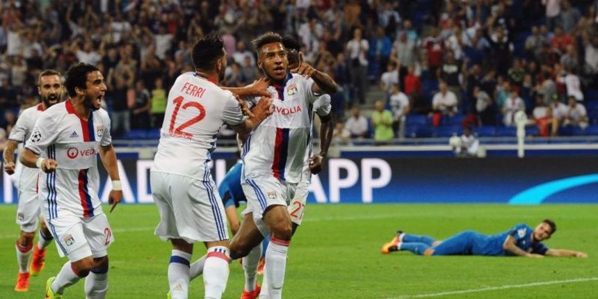 Olympique Lyonnais v Dinamo Zagreb Corentin TOLISSO of Lyon celebrates scoring his goal during the Uefa Champons League match between Olympique Lyonnais Lyon and Dinamo Zagreb at Stade des Lumieres on September 14, 2016 in Decines-Charpieu, France. (Photo