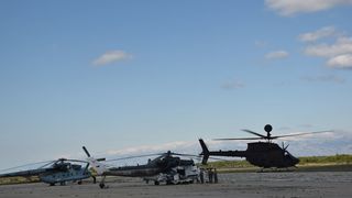 U Zemuniku vježba helikoptera za operacije na kopnu