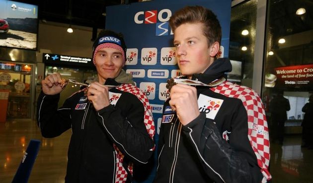 Istok Rodes svjetski je juniorski slalomski prvak, a Elias Kolega u Sociju je uzeo broncu. Photo: Dalibor Urukalovic/PIXSELL