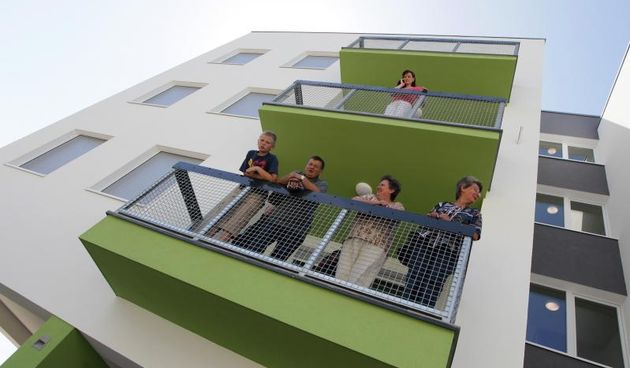 Otvoranje druge sparne zgrade i podjela kljuceva vlasnicima stanova. Photo: Marijan Susenj/PIXSELL