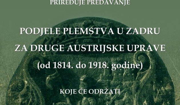 Podjele plemstva u Zadru