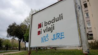 SDP-ov kandidat za zadarskog župana Jure Zubčić održao je konferenciju za novinare
