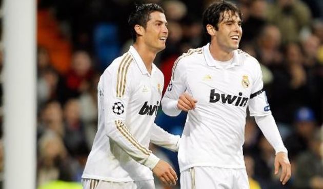 Cristiano Ronaldo i Kaka, foto: realmadrid.com