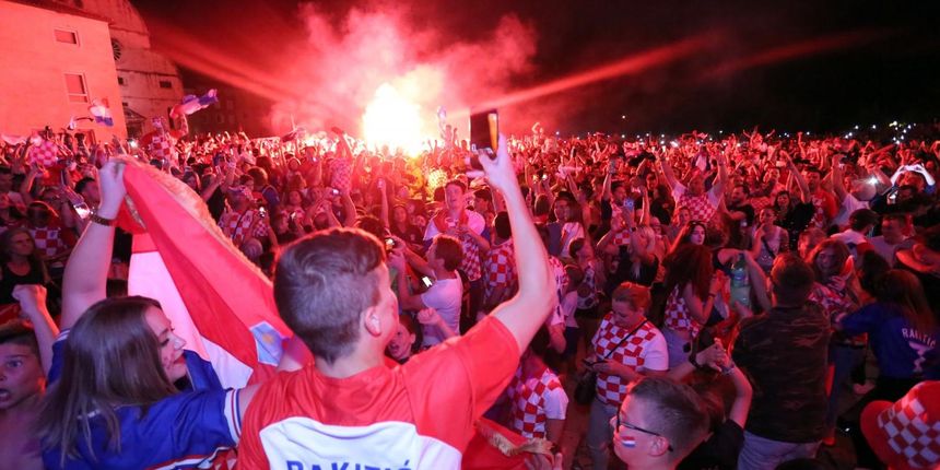 Velika fešta na Forumu nakon pobjede Hrvatske i plasmana u finale Svjetskog prvenstva