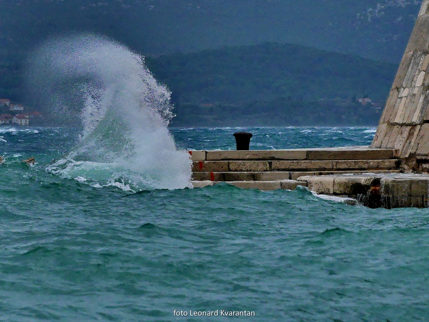 Olujno jugo u Zadru, nedjelja 6. prosinca 2020. godine
