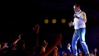 Na Višnjiku su, u sklopu turneje “Tri kralja zabave”, koncert održali Jasmin Stavros, Dražen Zečić i Mladen Grdović, foto: Dino Stanin/PIXSELL Na Višnjiku su, u sklopu turneje “Tri kralja zabave”, koncert održali Jasmin Stavros, Dražen Zečić i Mladen Grdović, foto: Dino Stanin/PIXSELL