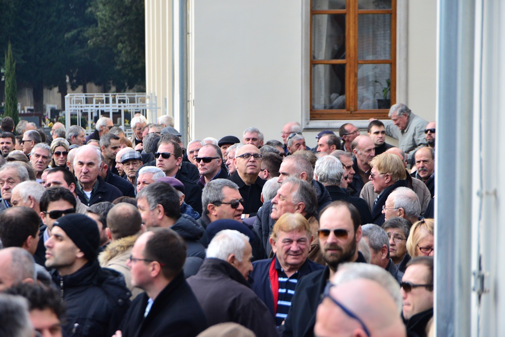 Oproštaj od Brune Marcelića, foto: Iva Perinčić Oproštaj od Brune Marcelića, foto: Iva Perinčić