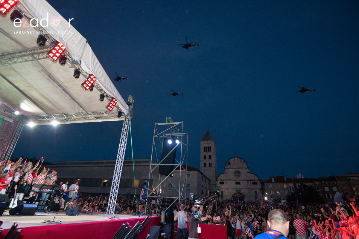 Veličanstven doček četvorice zadarskih Vatrenih