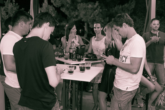 Klapa Kampanel @ Menfisto bar, 18.7.2015. (foto: Ivan Toman) Klapa Kampanel @ Menfisto bar, 18.7.2015. (foto: Ivan Toman)