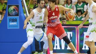 Europsko prvenstvo u kosarci Eurobasket Slovenija 2013., skupina C. Slovenija – Hrvatska 74-76. Photo: Igor Kralj/PIXSELL Europsko prvenstvo u kosarci Eurobasket Slovenija 2013., skupina C. Slovenija – Hrvatska 74-76. Photo: Igor Kralj/PIXSELL