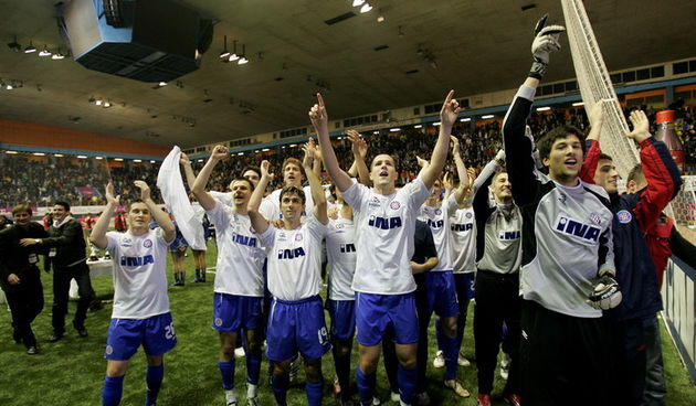 Hajduk slavi (Goran Mehkek / CROPIX)