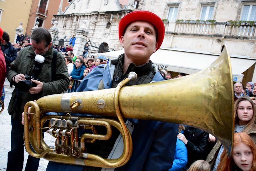Stanarske maškare u karnevalskoj povorci, foto Iva Perinčić