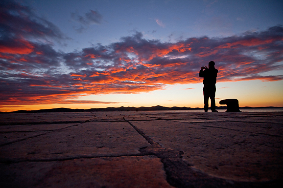 Zadarski suton 7. siječnja 2013. (foto:Saša Čuka)